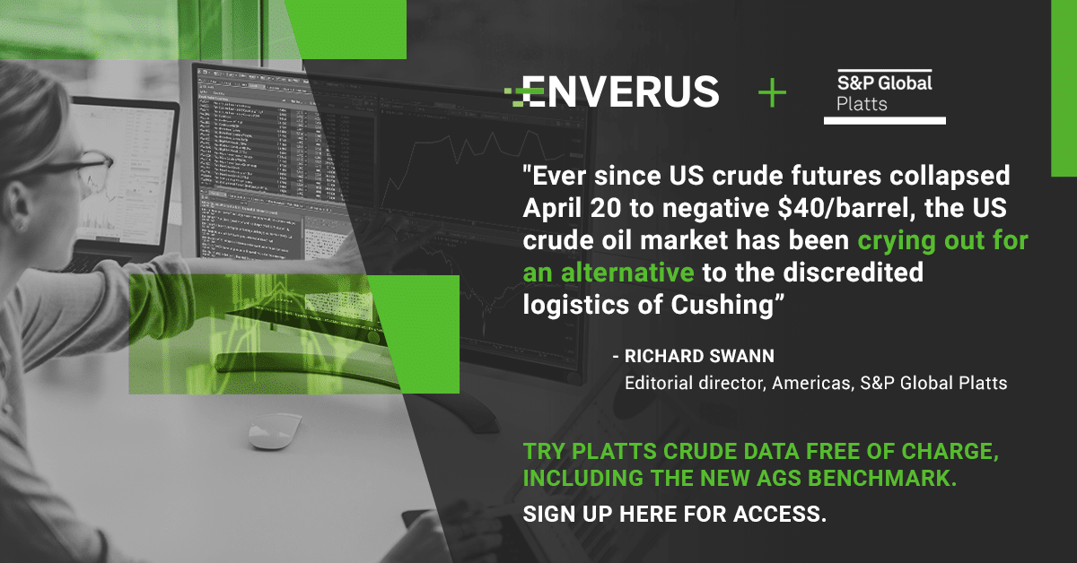 Try Platts crude data free of charge, including the new AGS benchmark