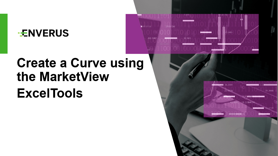 Create a Curve using the MarketView ExcelTools Add-in