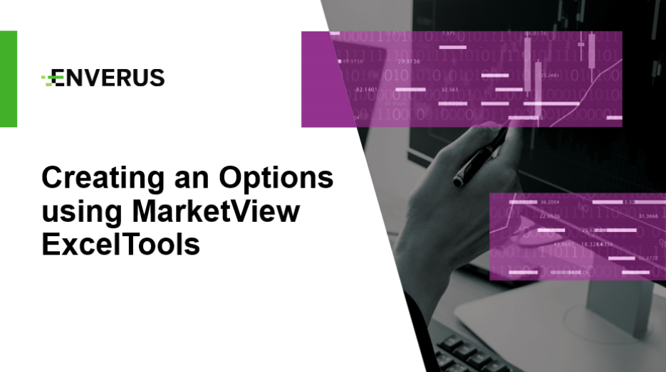 Creating an Options Spreadsheet using MarketView ExcelTools