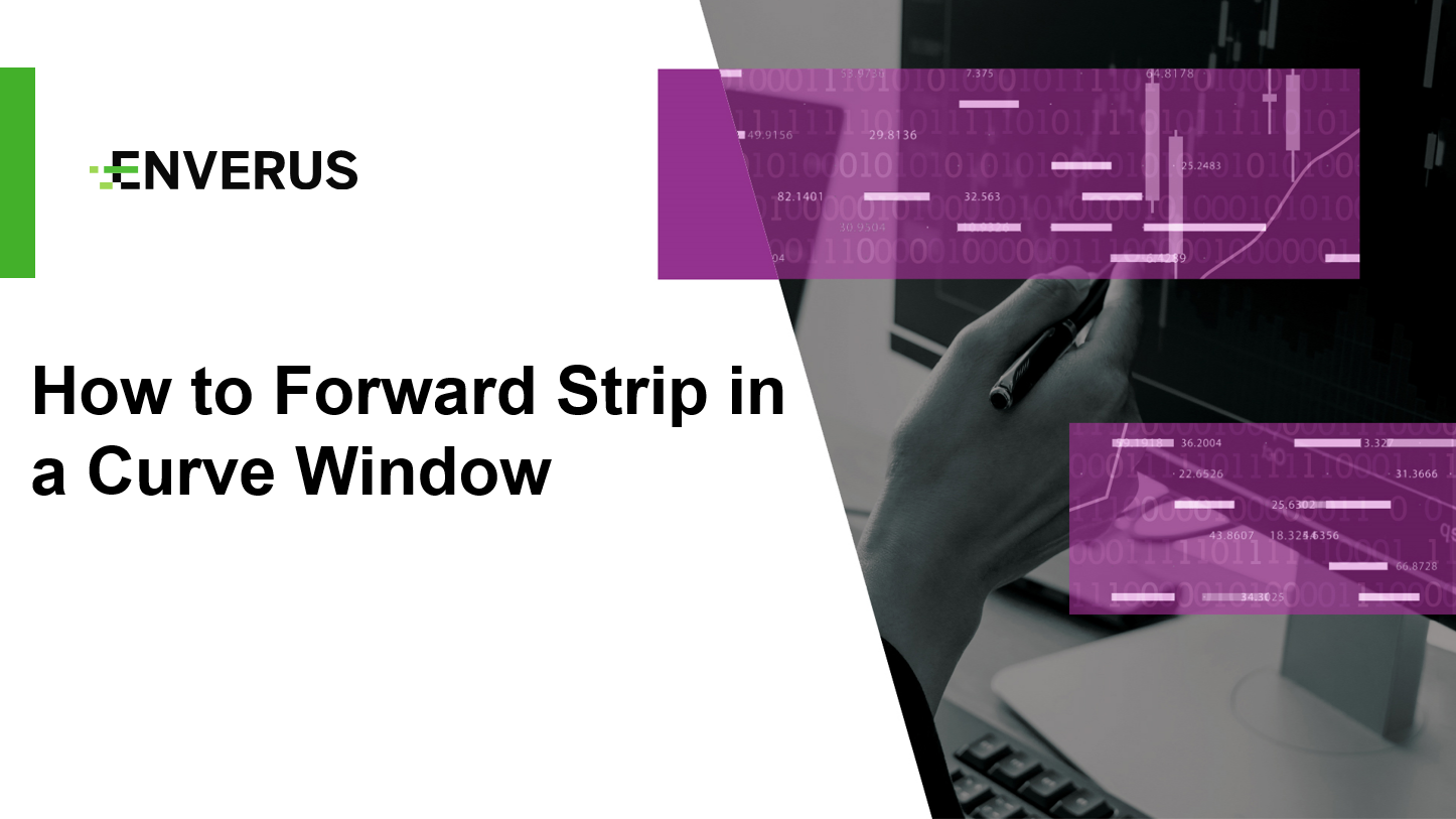 How to view a forward strip in a curve window