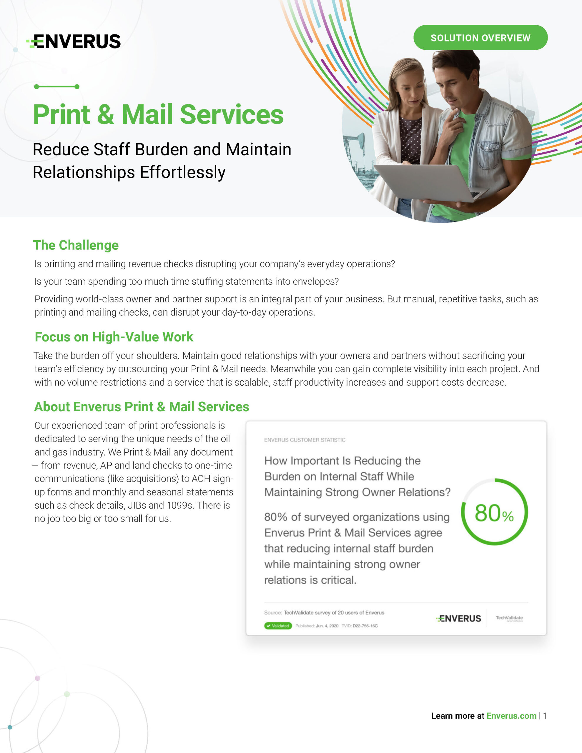 Print & Mail Outsourcing Services Enverus