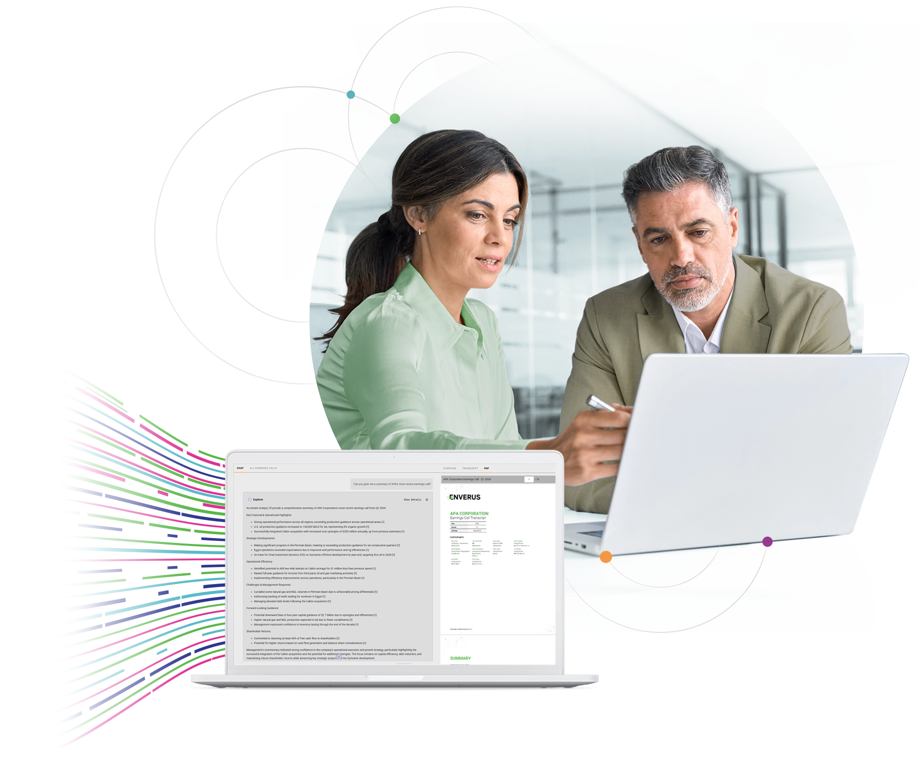 Investor Analytics Stock Image