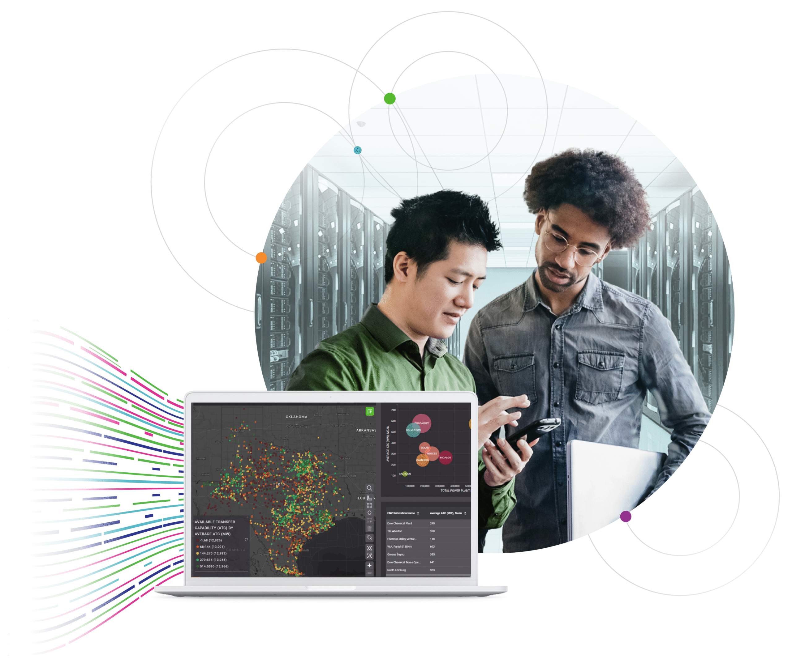 Data Center Solutions Stock Image