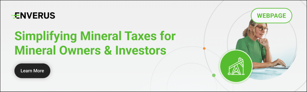 Simplifying mineral taxes for mineral owners and sellers