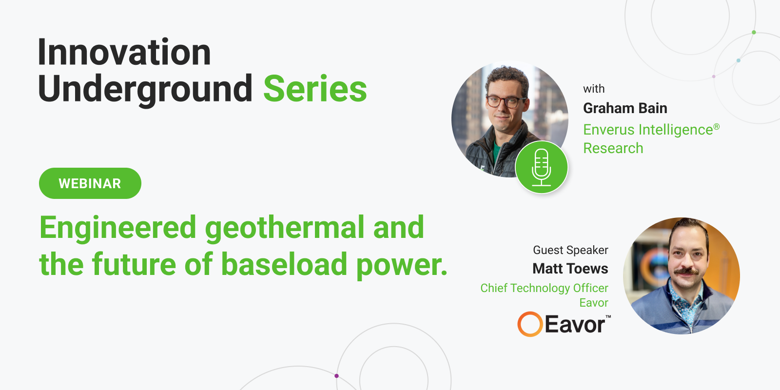 Innovation Underground Matt Toews Eavor