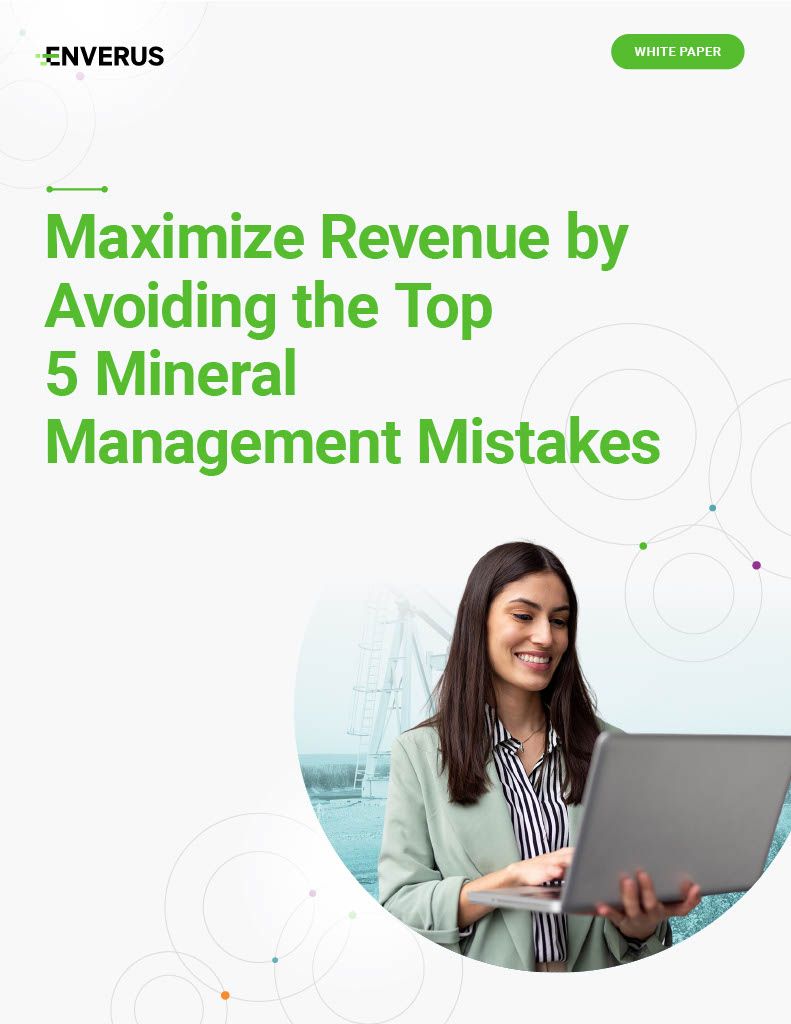 Whitepaper cover: Maximize Revenue by avoiding the top 5 mineral management mistakes